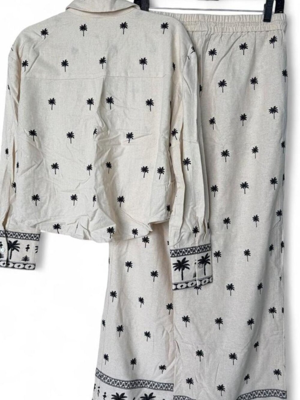 Mango Embroidered Linen Matching Set - Picture 3 of 4